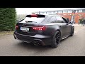 Audi RS6 C8 Avant w/ Catless Downpipes & OPF Delete Exhaust - Accelerations, Crackles & Downshifts