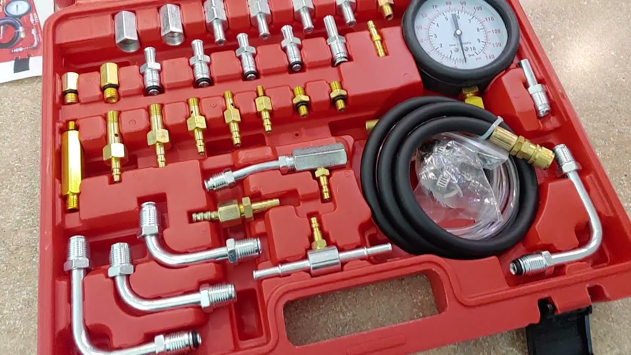 BETOOLL Pro Fuel Injection Pressure Tester Kit Gauge Review, Great for