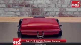 Era Çift Telli Kokusuz- Dumansız Yıkanabilir Kapaklı Izgara Teflonlu