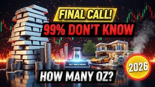 Final Call! The Exact Ounces 99% of Silver Stackers Need To Become Millionaires in 2026