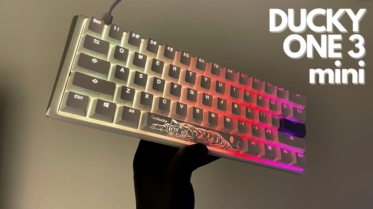 Ducky One 3 Mini Gaming Keyboard unboxing First look YouTube