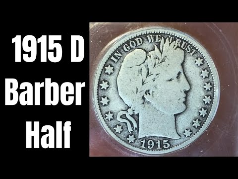 稀少な状態　アメリカ合衆国　バーバー ハーフダラー　1915 D 1915 D Barber Half Dollar Coin Value Prices, Photos & Info