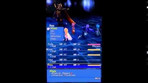 Final fantasy 4 (ds) : part 35 : boss fight 11 : Golbez