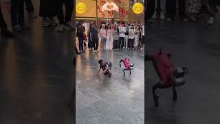 Little Boy Dances with a Robot! 😱🔥 Epic Shuffle Battle 🤖