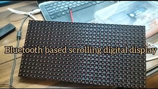 How to make a LED Scrolling display | Bluetooth scrolling display | #howto |#arduino