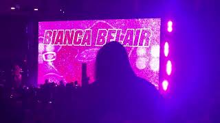 Bianca Belair entrance - WWE Live Holiday Tour 12/29/22 Hershey, PA