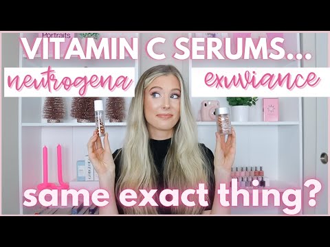 Vitamin Serums: Neutrogena or Exuviance? | Neutrogena Tone Repair 20% vs. Exuviance Capsules - YouTube