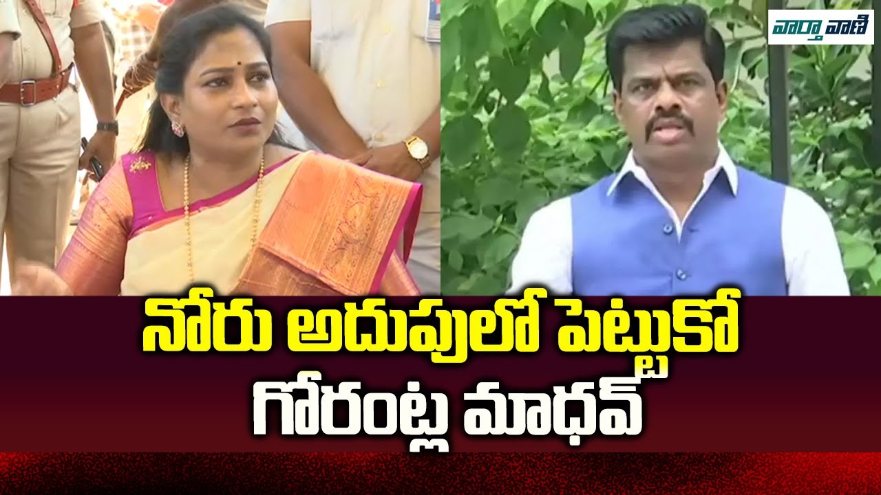 Home Minister Vangalapudi Anitha Mass Warning To Gorantla Madhav | Vaarthavaani