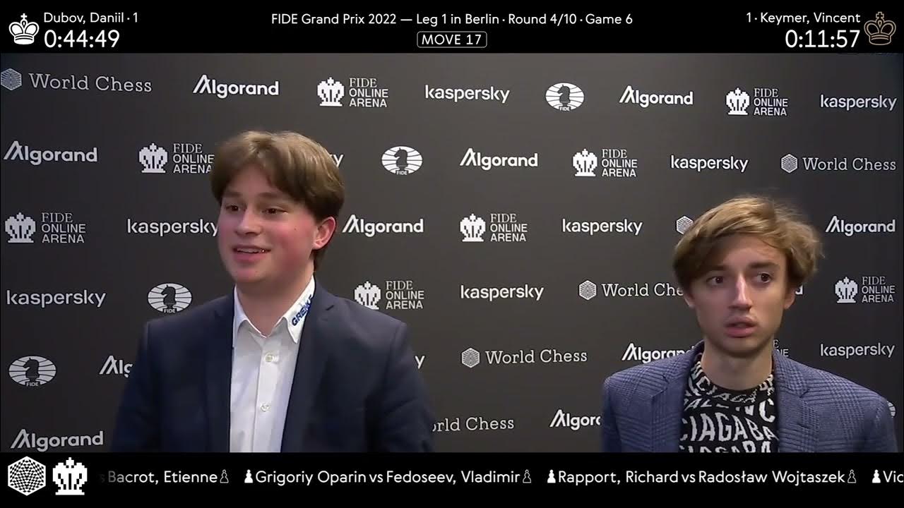 I have fired my seconds many times— Daniil Dubov after R4 of the FIDE  Grand Prix 2022 