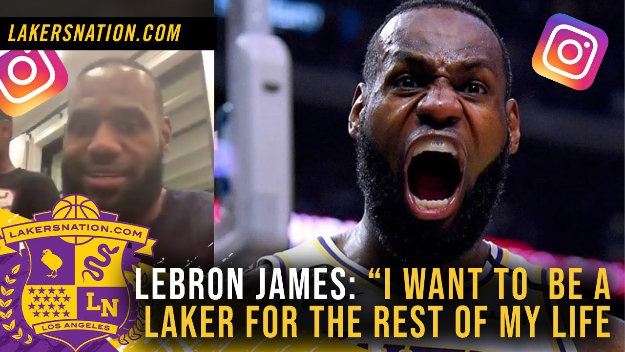 LeBron James: 'Be a Laker for the rest of my life'