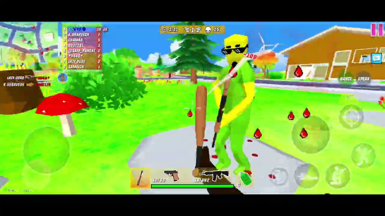 ASSAULT RIFLE VS 5 P-90 ☠️ 