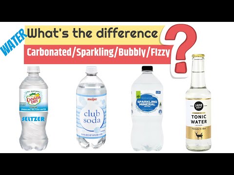 Carbonated Water: Seltzer vs Club soda vs Sparkling mineral vs Tonic water