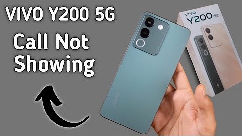 incoming call ringing but not showing Vivo y200, how to fix incoming call not showing on screen