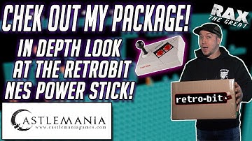Retrobit NES POWERSTICK REVIEW / Check out my package! (surprise mail unboxing)