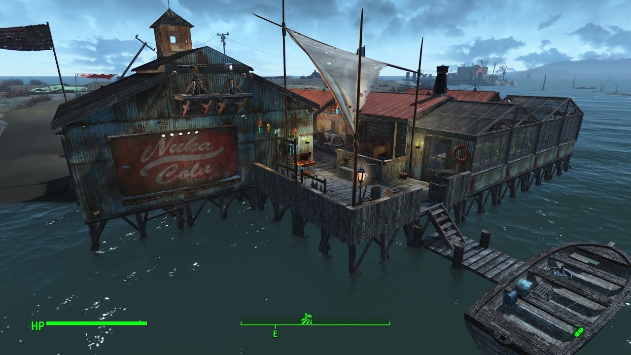 Fallout 4 Nordhagen Beach settlement tour YouTube