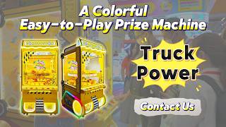 Truck Power Arcade Machine Plug, Play & Win A Fun New Prize Game Everyone Loves