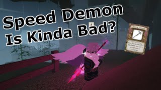 Speed Demon Is Kinda Bad? | Deepwoken