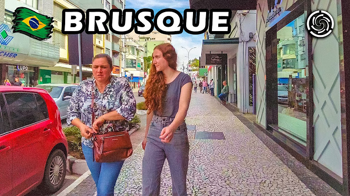 Walking in Brusque, Brazil 🇧🇷 Southern Brazil City 【 4K UHD 】