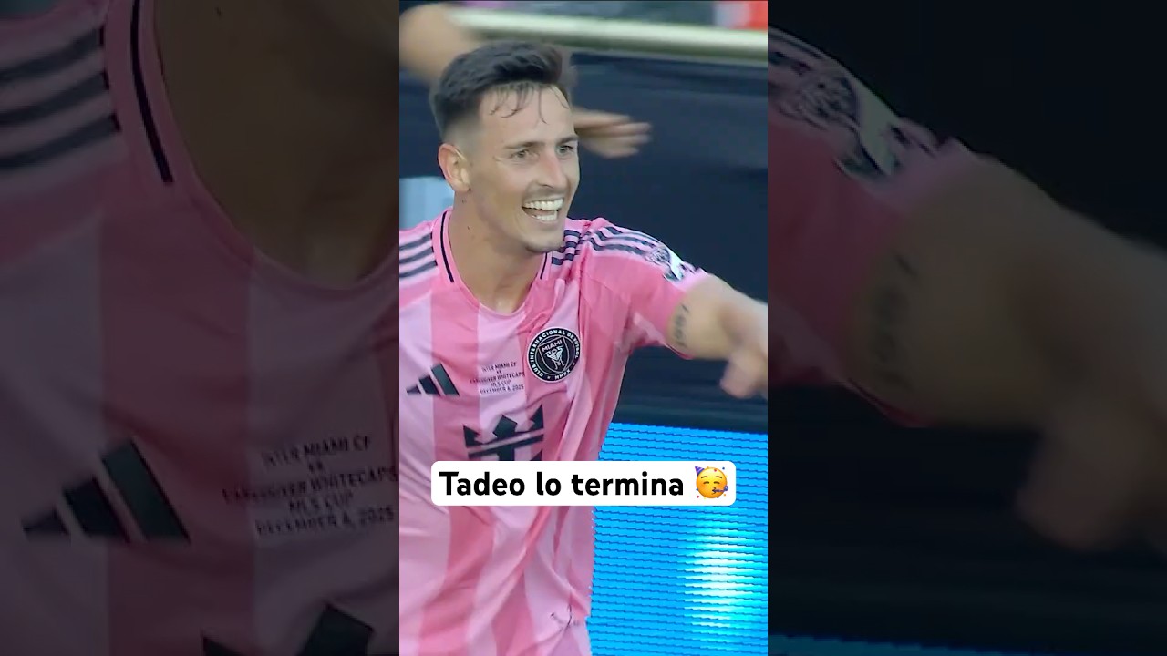 Tadeo Allende sella la victoria de Inter Miami 🥳