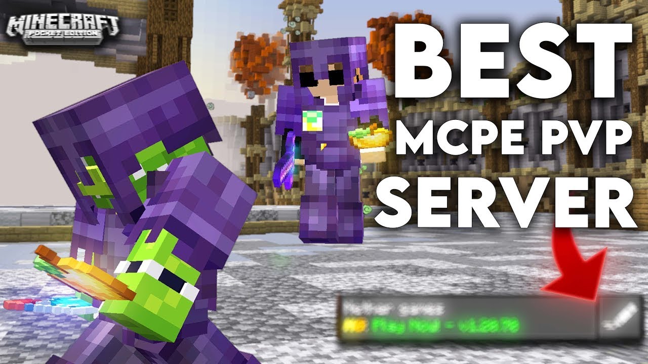 Best pvp server for mcpe 1.21.30. - YouTube