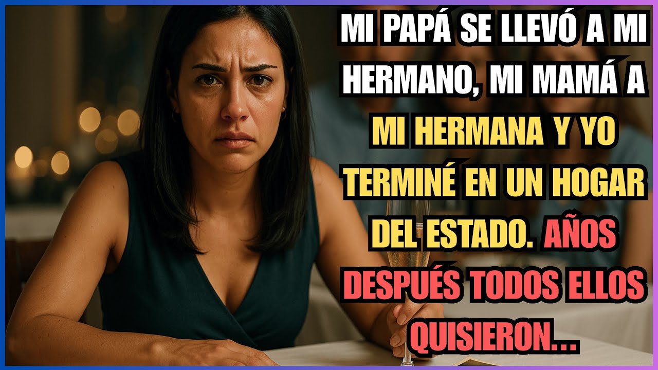 MI PAPÁ SE LLEVÓ A MI HERMANO, MI MAMÁ A MI HERMANA Y YO TERMINÉ EN UN HOGAR DEL ESTADO. AÑOS DESP..