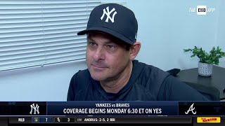 Aaron Boone recaps loss to Marlins