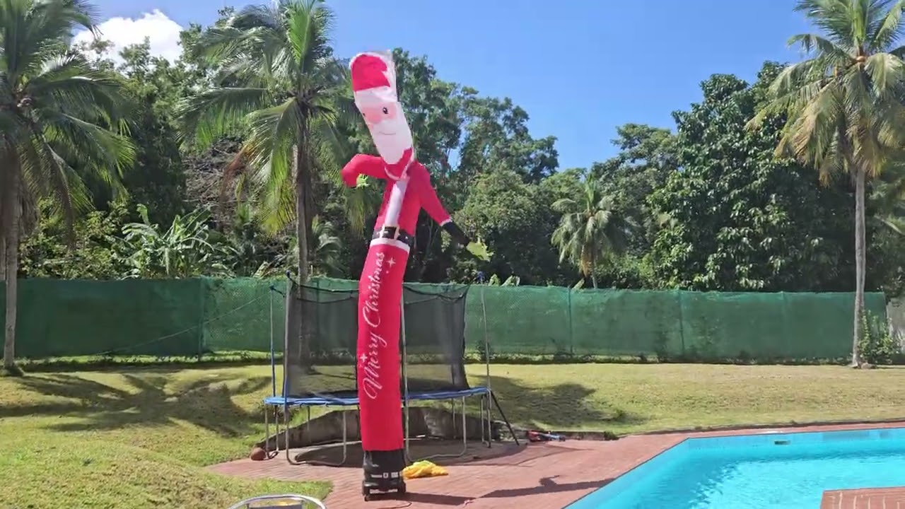 Sky dancer santa🎅🎅🎅