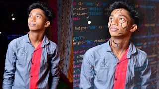 #picsart  robot photo editing in picsart  picsart new photo editing  cyborg effect editing screenshot 5