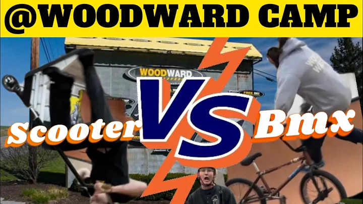 BMX vs SCOOTER at Woodward Camp