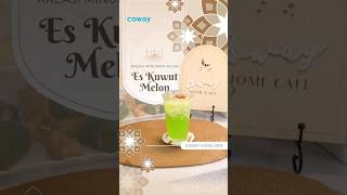 Es Kuwut Melon, perpaduan segar sirup melon dan air jeruk lemon cocok untuk berbuka!  🍈#shorts
