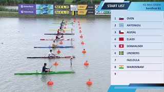 K1 Mens 1000m Semi Final B1 / 2024 Canoe-Kayak Sprint European Paris Olympic Qualifier Szeged