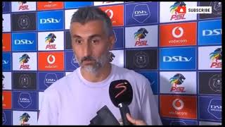 Post match | Jose Riveiro not happy with results in Orlando Pirates 1-1 draw against Royal