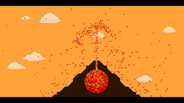 Volcano Eruption Simulation
