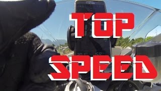 BMW S1000RR REAL TOP SPEED GPS