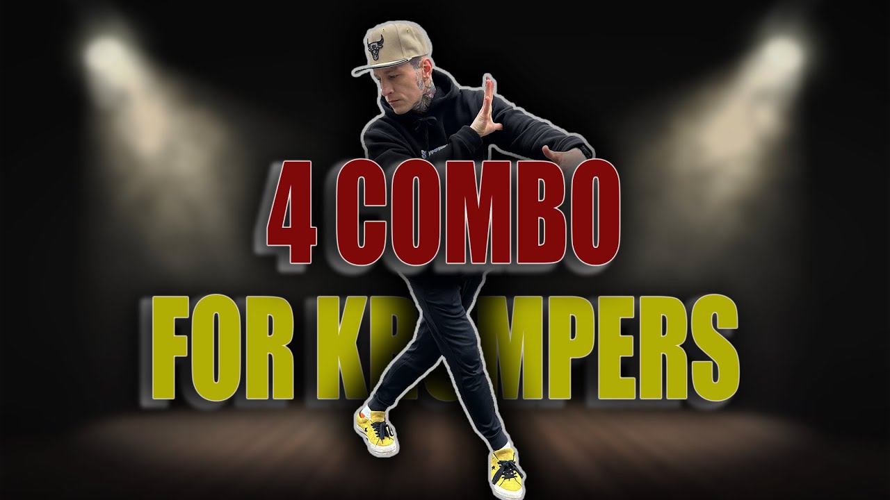 Krump Dance Tutorial 4 Basic combo Practice training [ Drill