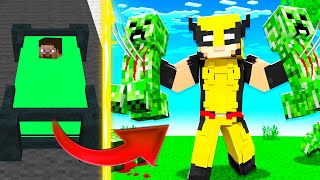 How to Become WOLVERINE in MINECRAFT! (Tutorial) | minecraft