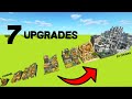 7 Upgrades in Minecraft: One Chunk City to 64 Chunk City!