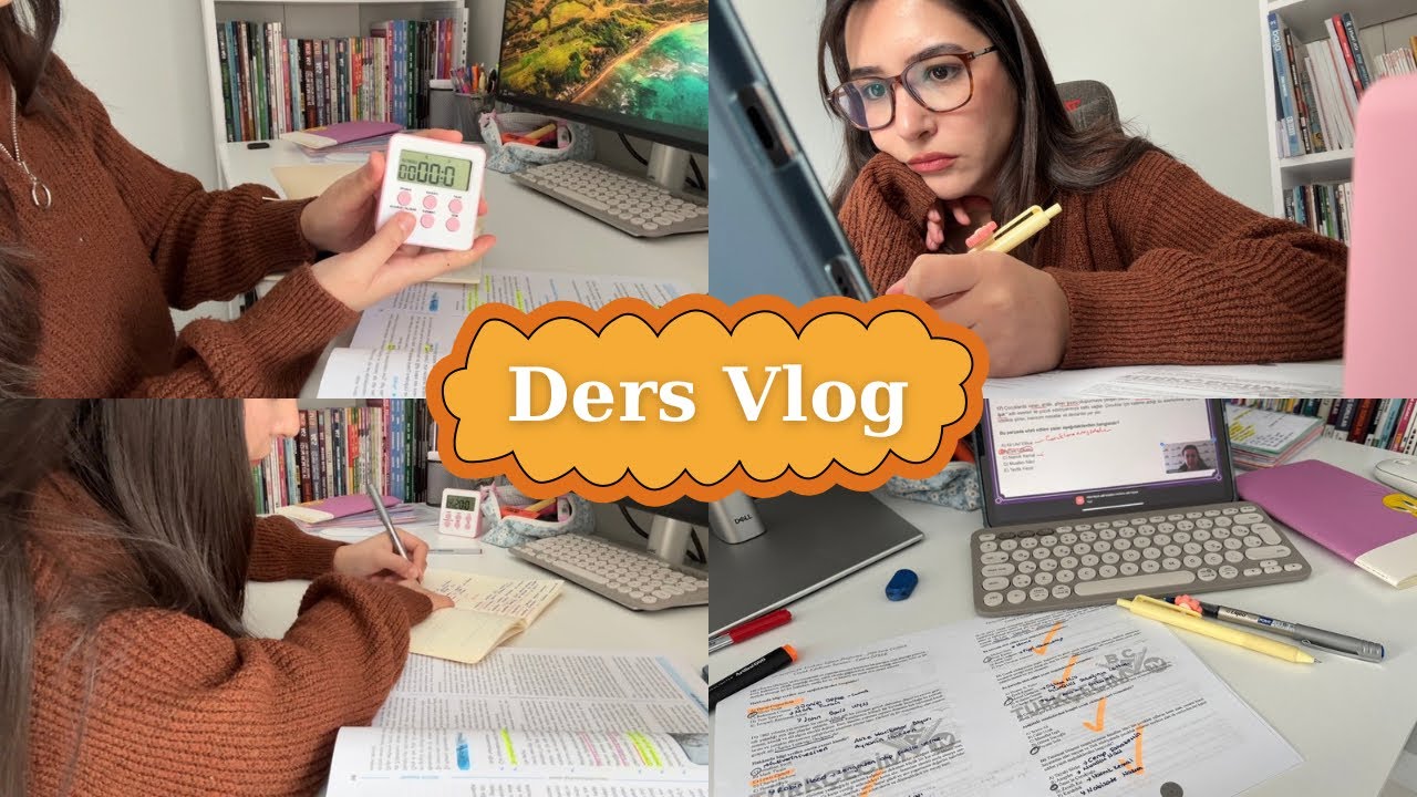 Ders VLOG | Birlikte Çalışalım ✍🏼 #ags #kpss2026 