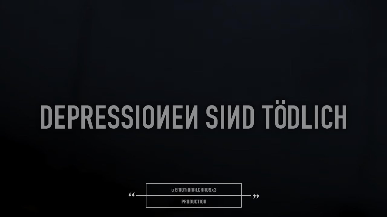 » Depressionen sind tödlich.