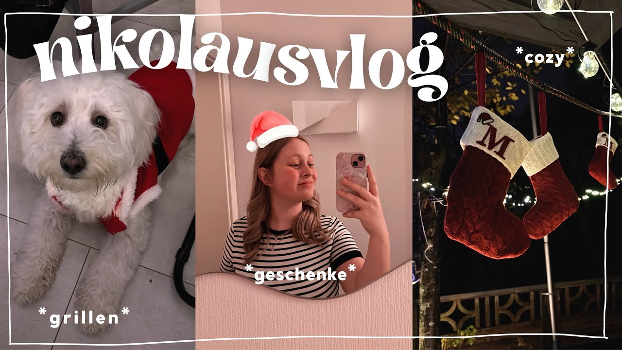 happy Nikolaus!🎅🏼 // VLOGMAS 7 🎄mit der Familie, Geschenke, cozy vifes ⭐️