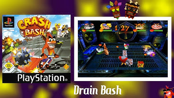 Crash Bash - Drain Bash - [Trophy + Gem + Crystal] || Warp Room 4