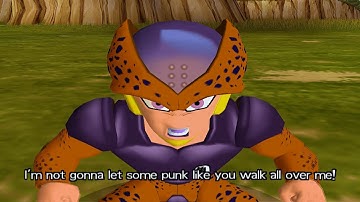 Dragon Ball Z Budokai Walkthrough Part 14 - Imperfect Cell vs Android 16 Krillin & Yamcha