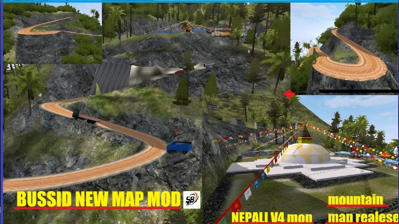 Exploring the Nepali V4 Map Mod in Bussid
