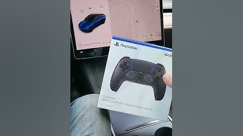 Connecting Wireless PS5 Game Controller for Tesla