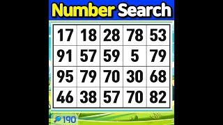 Number Match. I'll make sure to find everything today!【Memory | Brain game | Match game 】#190 screenshot 3