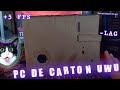 Covertir LAPTOP en una PC DE ESCRITORIO | PC DE CARTÓN XD