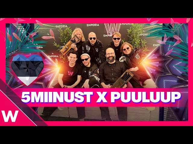 🇪🇪 5MIINUST x PUULUUP (Estonia Eurovision 2024) | Emporia Lounge Interview in Malmö