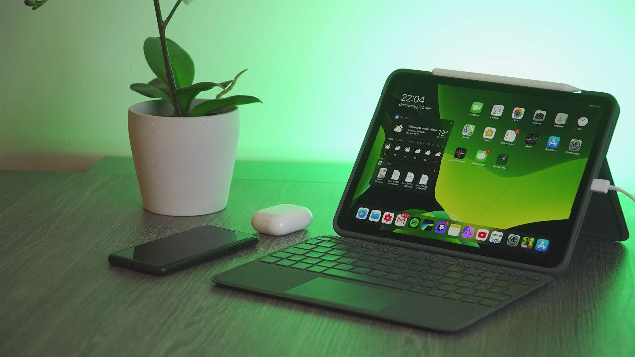 Update New Logitech Folio Touch für das iPad Pro 11 Review deutsch