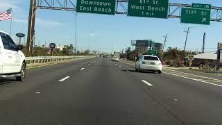 Gulf Freeway (Interstate 45 Exits 4 to 1) southbound