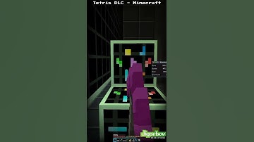 SECRET parkour area in Info room, pt. 1! - Minecraft X Tetris® DLC